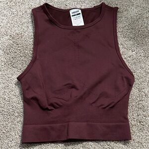 Gymshark Women's Deep Maroon Crop Top